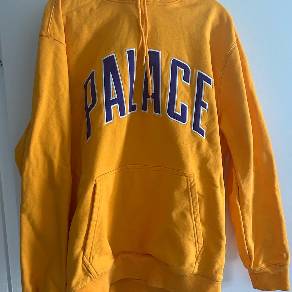 Palace hoodie - XL - Yellow/Purple